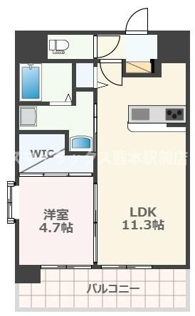 GLC熊本駅南の間取り