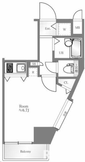 【間取り】 | ガラ・ステージ市ヶ谷壱番館