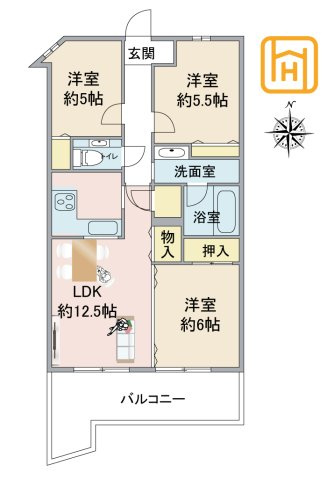 ライオンズマンション北梅田の間取り|※図面と現況に相違がある場合は、現況を優先します。