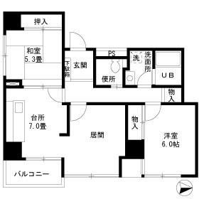 エクセル東陽の間取り