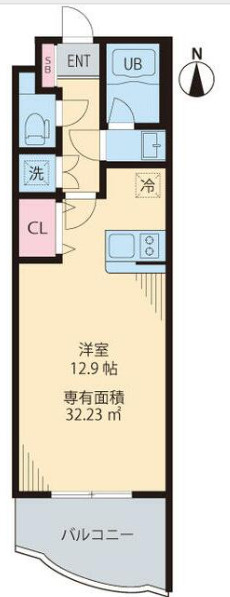コリーナ代々木上原の間取り