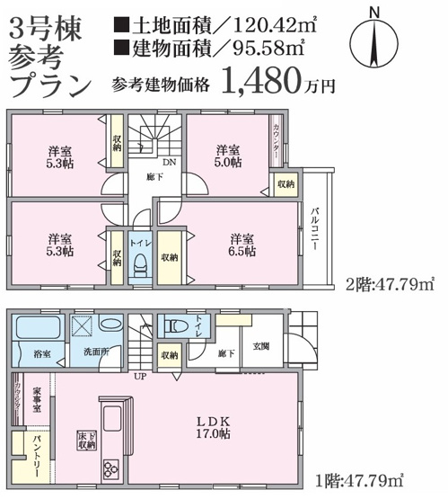 【参考プラン】 | 藤沢市大庭 売地 全6区画 