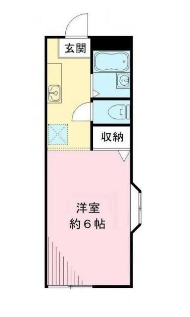 フラット代々木の間取り
