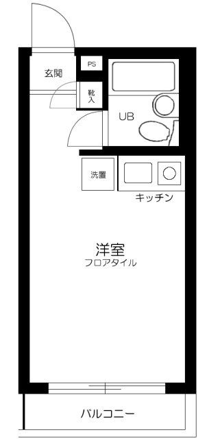 オリエンタル新丸子Ⅲの間取り