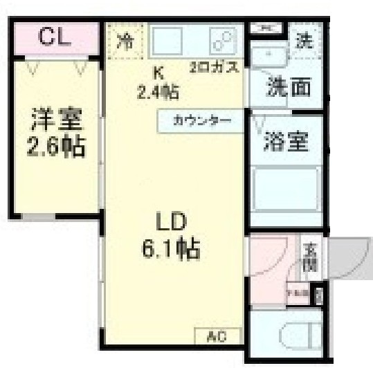 仲介手数料（賃料の1.10ヵ月）の50％OFF対象物件！の間取り|※同施工参考写真