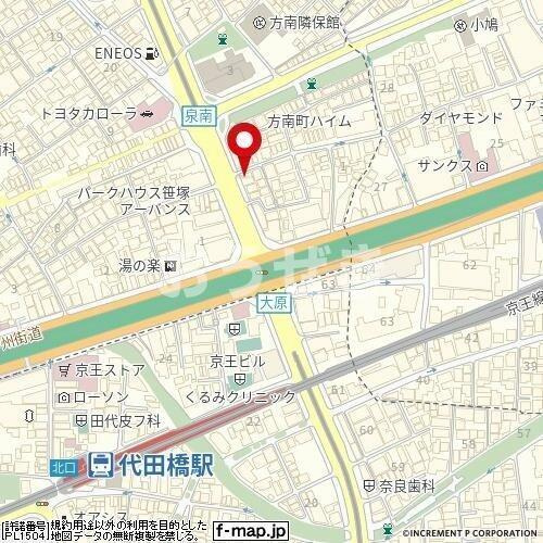 ヴァレッシア代田橋シティの地図