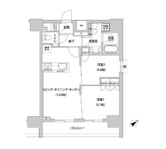 メトロステージ上野の間取り