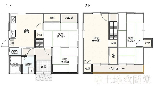 蓮華寺3丁目貸家の間取り