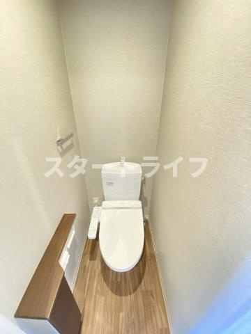 大阪市淀川区東三国５丁目の賃貸マンションのトイレ