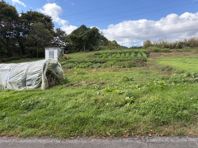 滝沢市大石渡の前面道路含む現地写真
