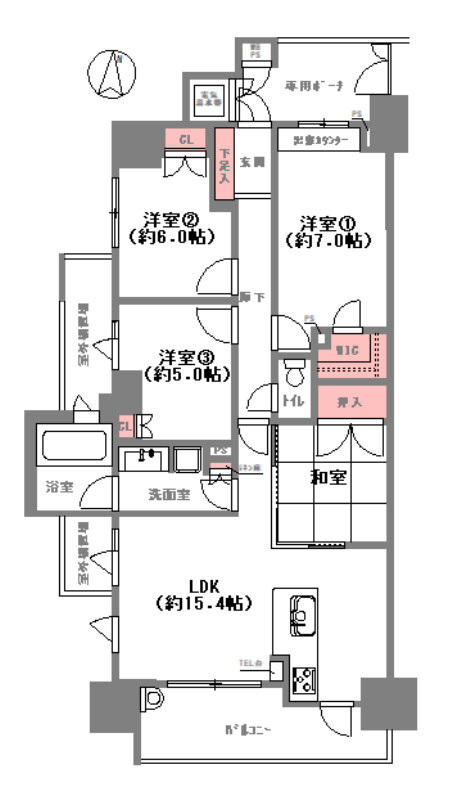 【間取り】の画像