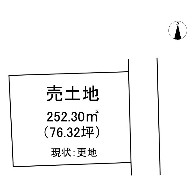 桜ヶ丘町の土地図