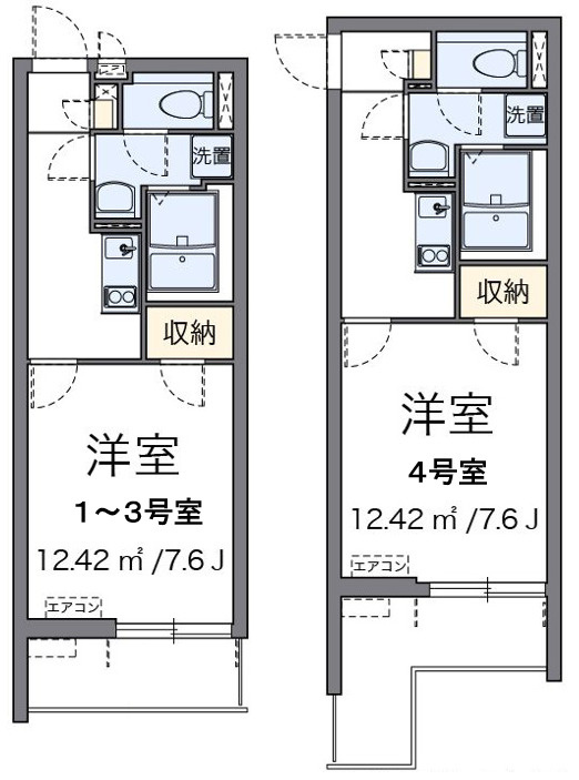 クレイノリーブル横浜の間取り