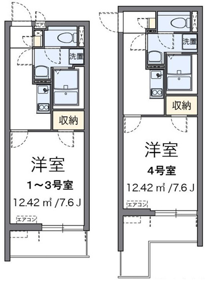 【間取り】 | クレイノリーブル横浜