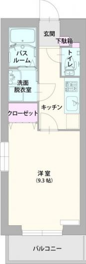 【間取り】 | アロッジオ淵野辺Ⅱ