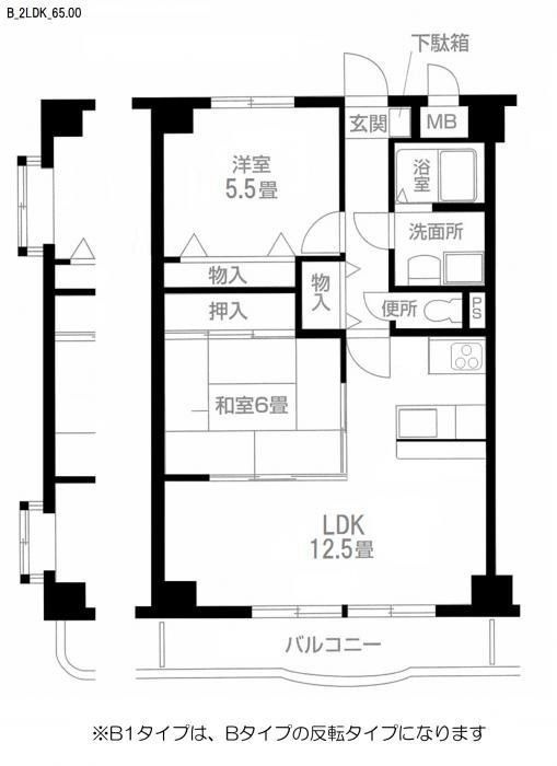 サンモール中川の間取り