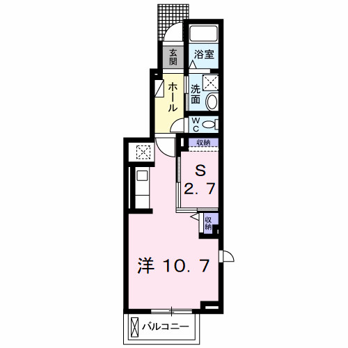【間取り】 | メゾン　コンソラトゥールＢ