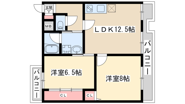 【間取り】 | ネオハイツ第3新大阪