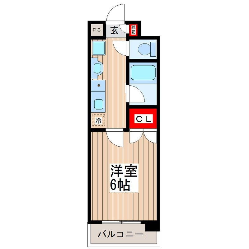 モンシェール吾妻橋の間取り|間取りです。