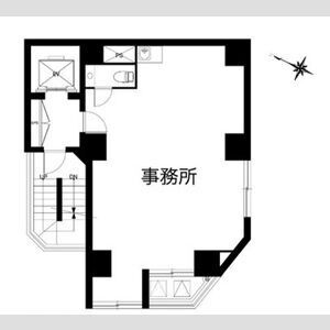 COMMON  Akasaka（コモン赤坂）の間取り|事務所仕様