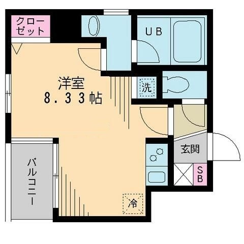 ベルメイユ　ドゥの間取り|間取りです。