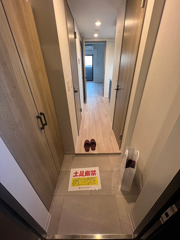 大阪市西淀川区野里２丁目の賃貸マンションの玄関|明るい玄関です