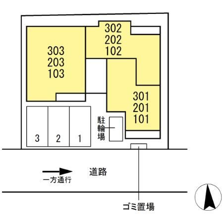 メラクラッツの区画図