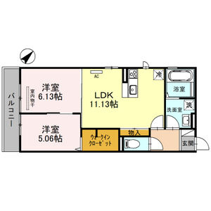 【間取り】 | Sejour Miriiy(セジュールミリー) | お部屋の間取りです