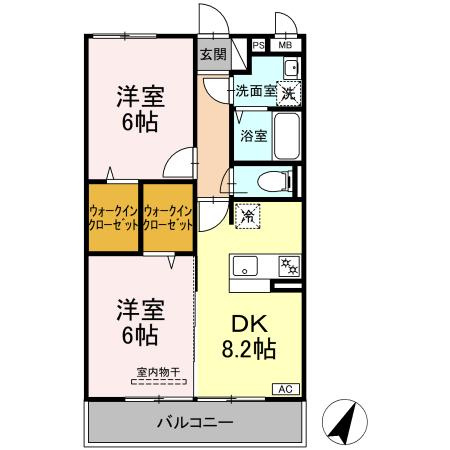 コンフォール瑞江Ⅲの間取り
