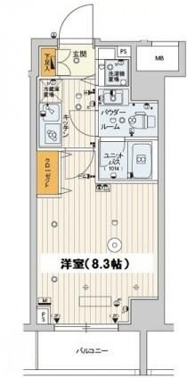 スカイコートパレス両国弐番館の間取り|間取りです。