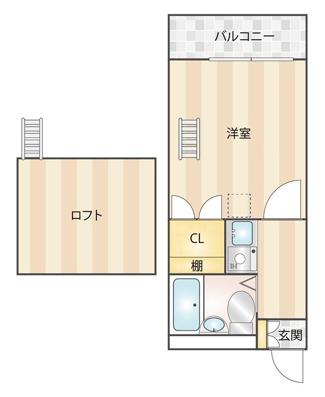 世田谷シャルマン の間取り|間取りです。