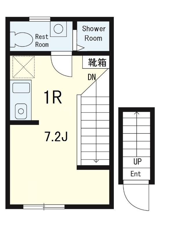 ディアコート神楽坂の間取り|間取りです。