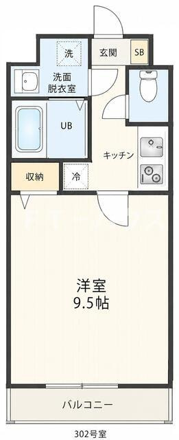 Ｃｏｍｆｏｒｔａｂｌｅ緑が丘の間取り