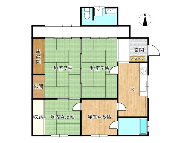 【間取り】 | 姫路市飾東町志吹／中古戸建