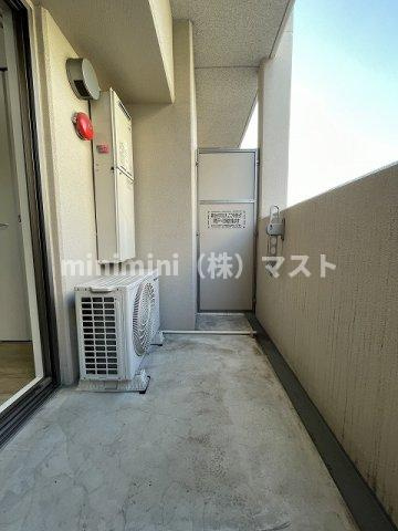 ルーエ桜川のバルコニー