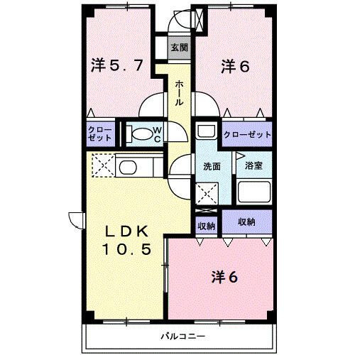 パレステージの間取り