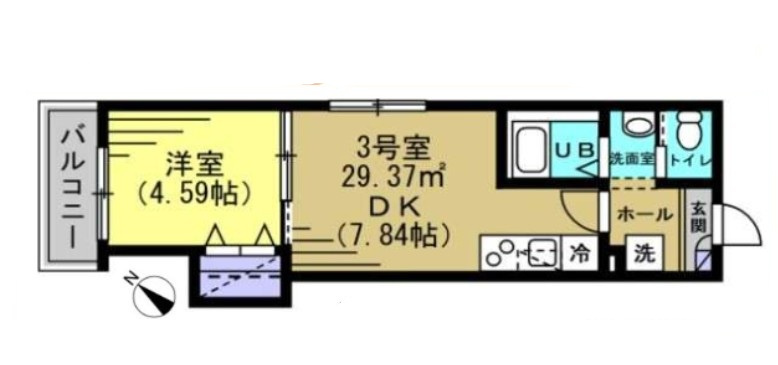 AJ高砂Ⅲの間取り
