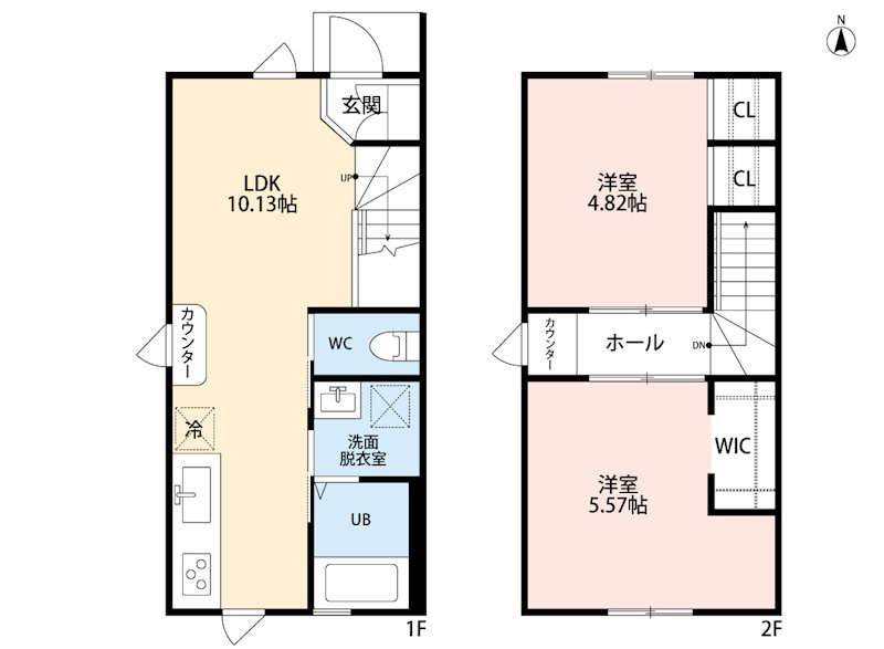 レッド＆グリーン の間取り