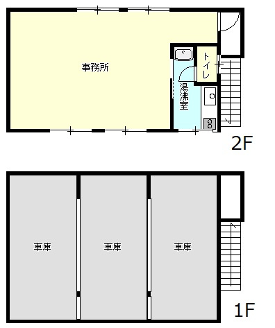 宮嶋貸店舗の間取り