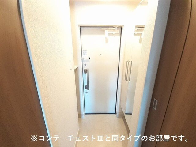 サニープレイス朝倉Ⅰ番館の玄関|毎日通る玄関はこちらです