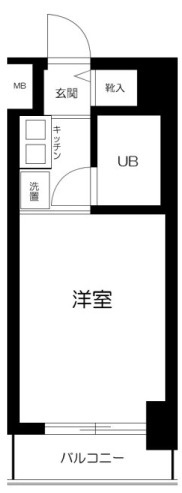 スカイコート下高井戸の間取り