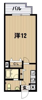 シャンブル・Ｋの間取り