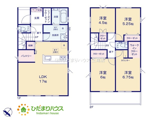 上尾市井戸木5期　新築戸建　グラファーレ01の間取り
