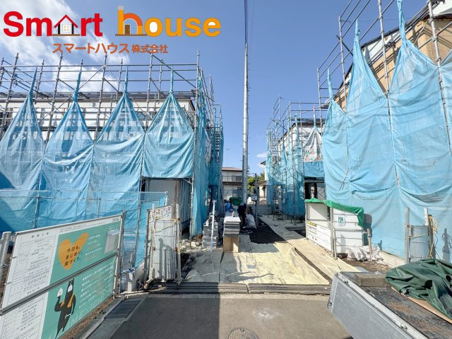 座間市ひばりが丘5丁目第1期の前面道路含む現地写真