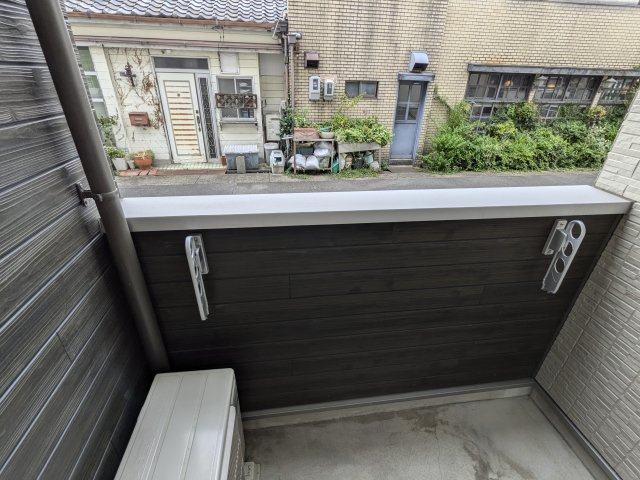 ハーモニーテラス佐古前町のバルコニー