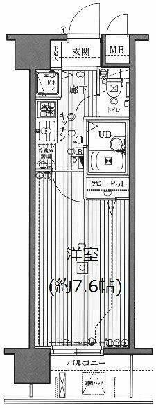 ガラ・ステージ茗荷谷の間取り|間取りです。