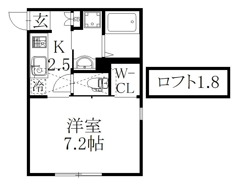 フォルス27の間取り