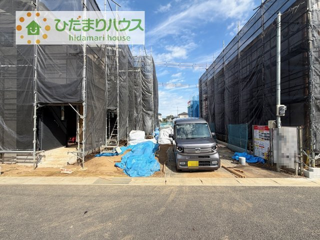 【駐車場】 | 土浦市高岡2期　新築戸建　1号棟 | 10/22撮影
