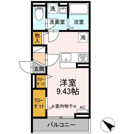 セレスティア東瑞江の間取り