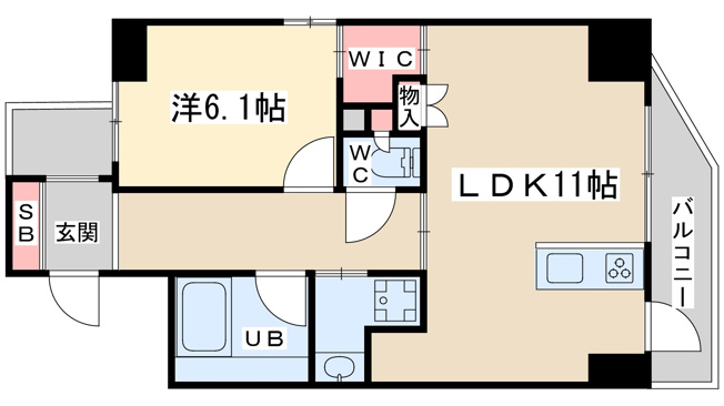 【間取り】 | レシェンテ西梅田
